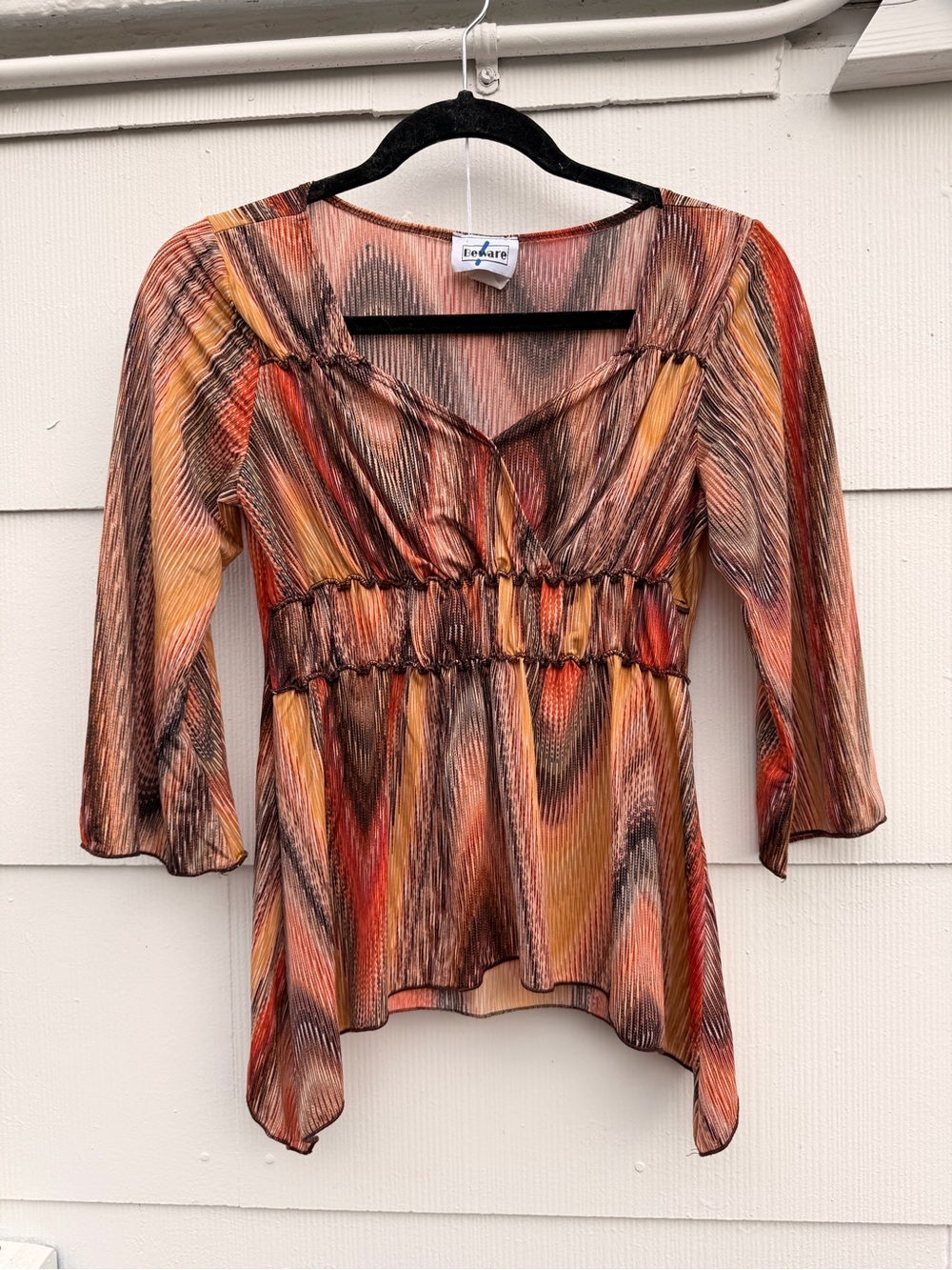 Vintage 1990s Y2K Pixie Style Top Size M